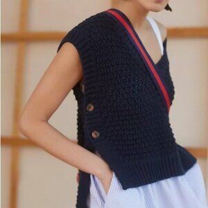 Maeve Textured Sweater Vest